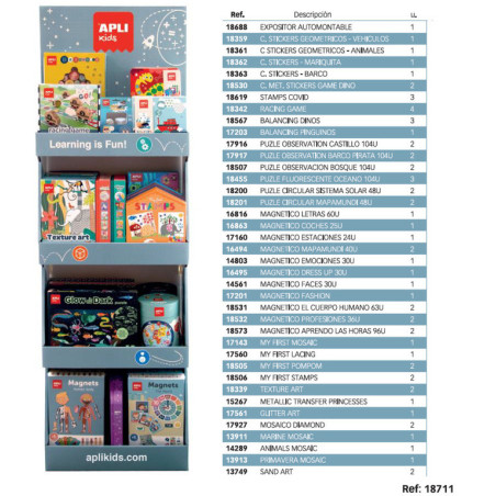 KIT EXPOSITOR AUTO NAVIDAD 2020 APLI20 (1 UN) 18711