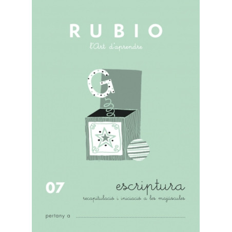 RUBIO CALIGRAFIAS VALENCIANO Nº  07 PTE 10U