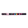 MARCADOR UNI-BALL POSCA PC-3ML PUNTA REDONDA 0,9-1,3MM PURPURINA ROSA -13-