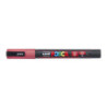 MARCADOR UNI-BALL POSCA PC-3ML PUNTA REDONDA 0,9-1,3MM PURPURINA ROJO -15-