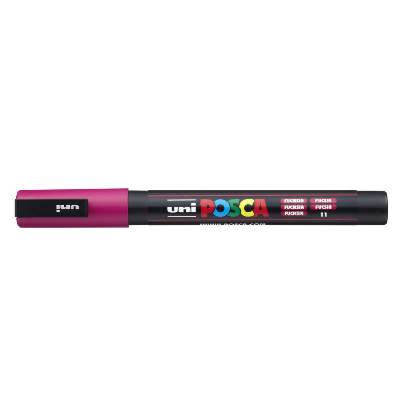MARCADOR UNI-BALL POSCA PC-3M PUNTA REDONDA 0,9-1,3MM FUCSIA -11-