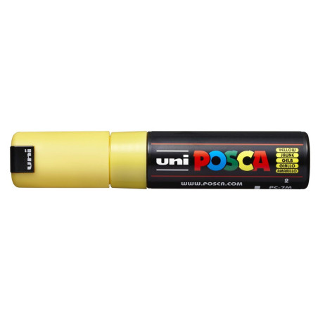 MARCADOR UNI-BALL POSCA PC-7M PUNTA REDONDA 4,5-5,5MM AMARILLO -2-