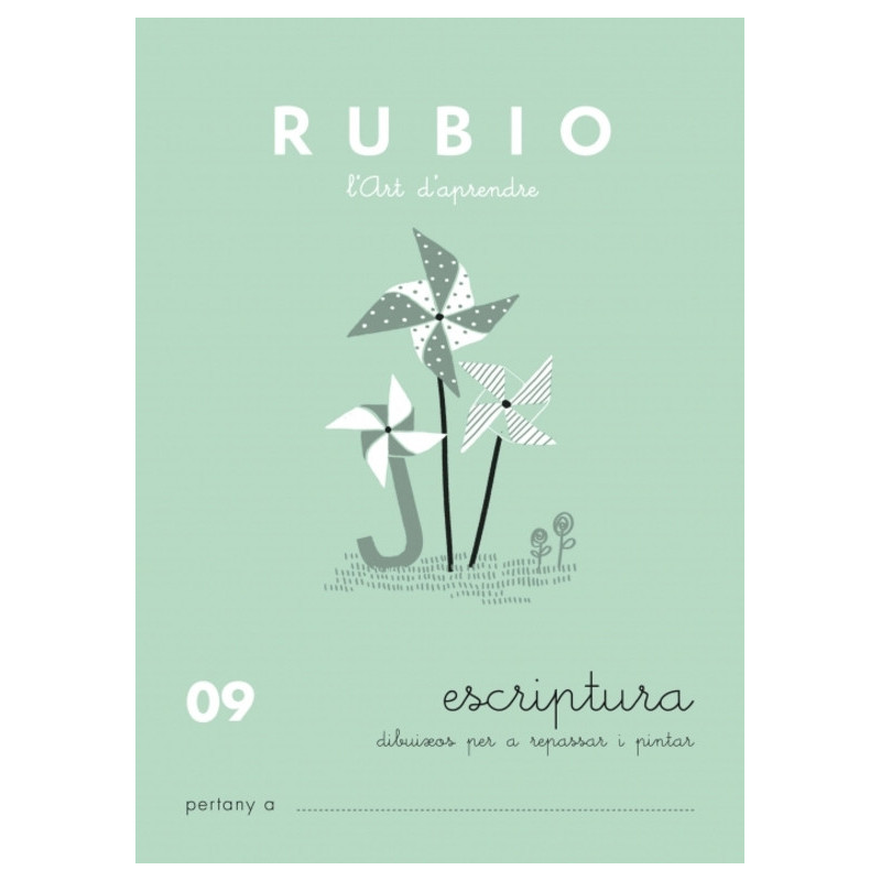 RUBIO CALIGRAFIAS VALENCIANO Nº  09 PTE 10U