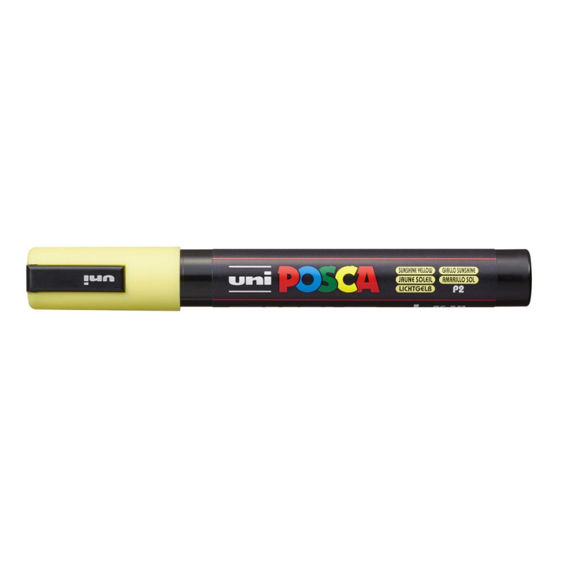 MARCADOR UNI-BALL POSCA PC-5M PUNTA REDONDA 1,8-2,5MM AMARILLO SOL -P2-