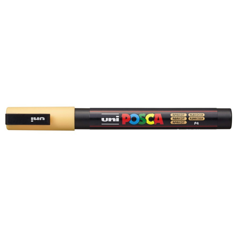 MARCADOR UNI-BALL POSCA PC-3M PUNTA REDONDA 0,9-1,3MM ALBARICOQUE -P4-