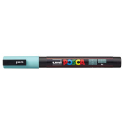 MARCADOR UNI-BALL POSCA PC-3M PUNTA REDONDA 0,9-1,3MM VERDE MARINO -P6-