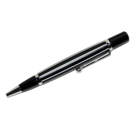 BOLIGRAFO ESTILO JT-245 NEGRO LINEAS BLANCAS C/ESTUCHE