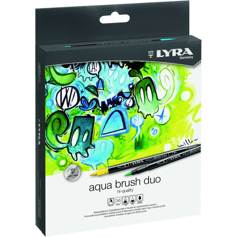 MARCD.ES LYRA AQUA BRUSH caja 36u. SURTIDOS FILA