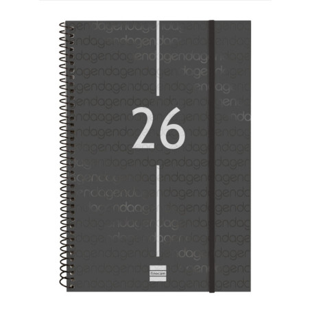 AGENDA YEAR E11 SVV 2026 NEGRO+ FINOCAM26 742066026 172 X 14 X 242 MM