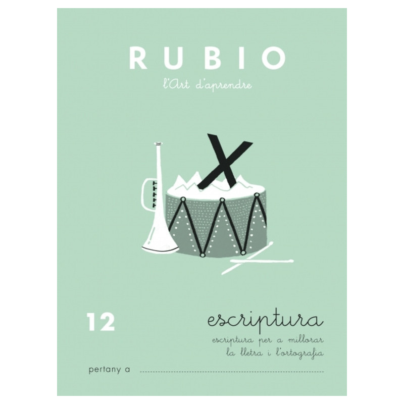 RUBIO CALIGRAFIAS VALENCIANO Nº12 PTE 10U