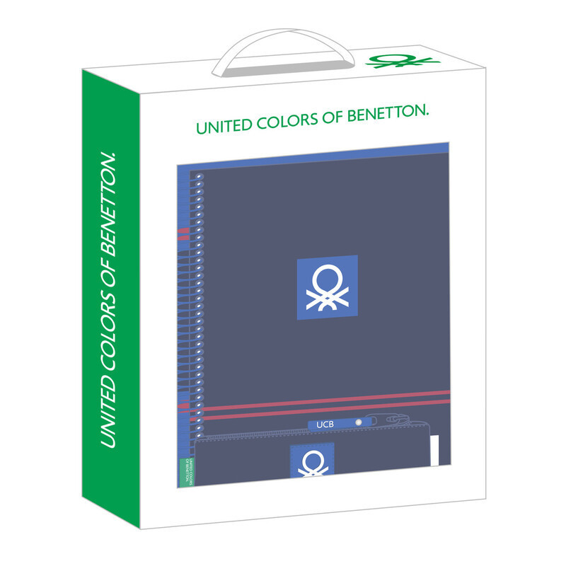 SET DE REGALO PQÑO. BENETTON "NAVY" SAFTA21 ENERO 312106587 35*28