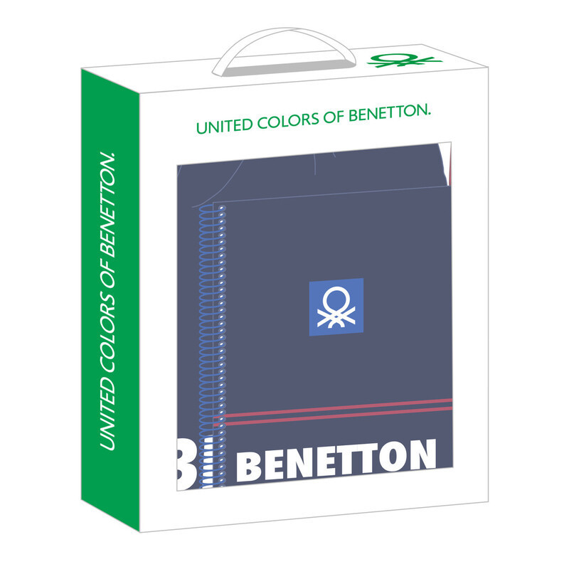 SET DE REGALO PQÑO. BENETTON "NAVY" SAFTA21 ENERO 312106588 35*28