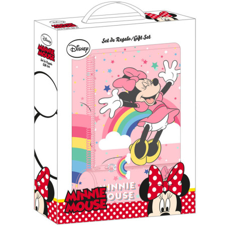 SET DE REGALO PQÑO. MINNIE MOUSE RAINBOW SAFTA21 ENERO 312112587 35*28