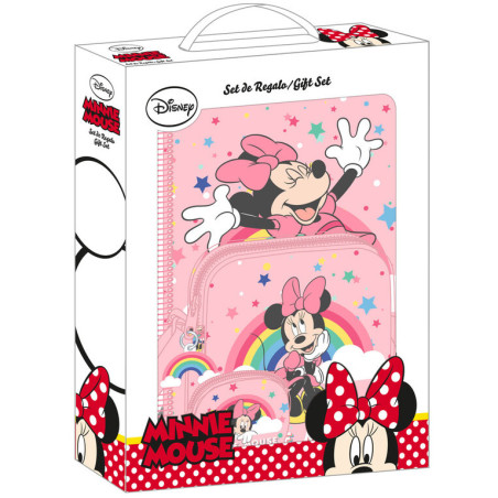 SET DE REGALO PQÑO. MINNIE MOUSE RAINBOW SAFTA21 ENERO 312112588 35*28