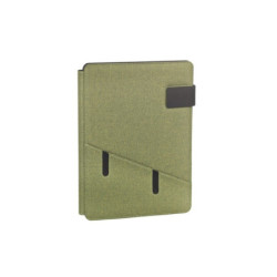 CARPETA CONGRESO FOLIO C/SOPORTE TABLET CARCHIVO TELA VENTURE VERDE 23010116