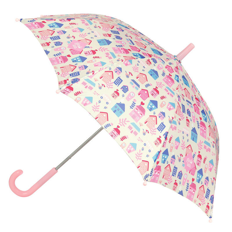 PACK 12 PARAGUAS MANUAL 43 CM GLOWLAB "WELCOME HOME" SAFTA21 ENERO 312133119 * 43