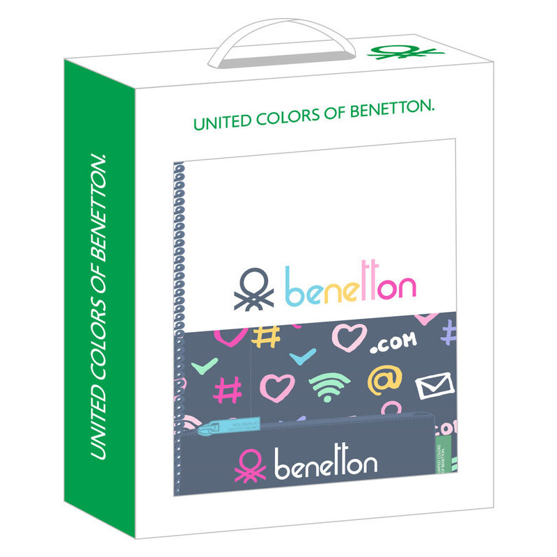 SET DE REGALO PQÑO. BENETTON "DOT COM" SAFTA21 ENERO 312151587 35*28