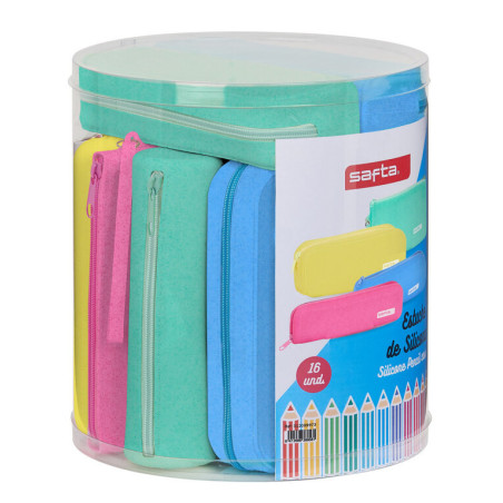 SET 16 PORT. SILICONA SURT. SAFTA SILICONE GLITTER SAFTA26 312189973 23X22,7 UNIDAD