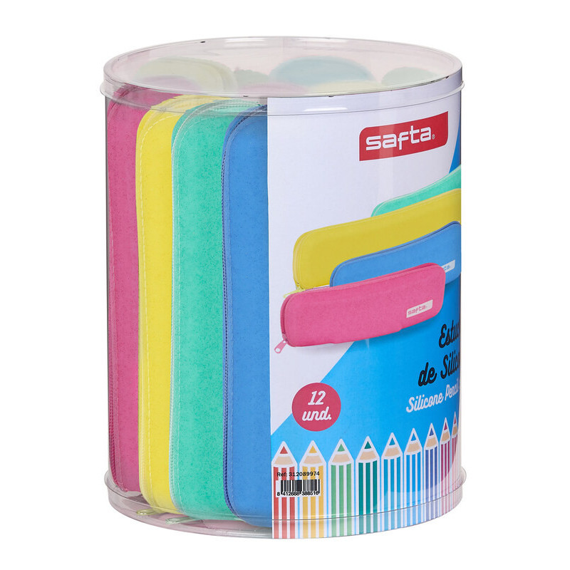 SET 12 PORT. ESTRECHOS SILICONA SURT. SAFTA SILICONE GLITTER SAFTA26 312189974 21X17 UNIDAD