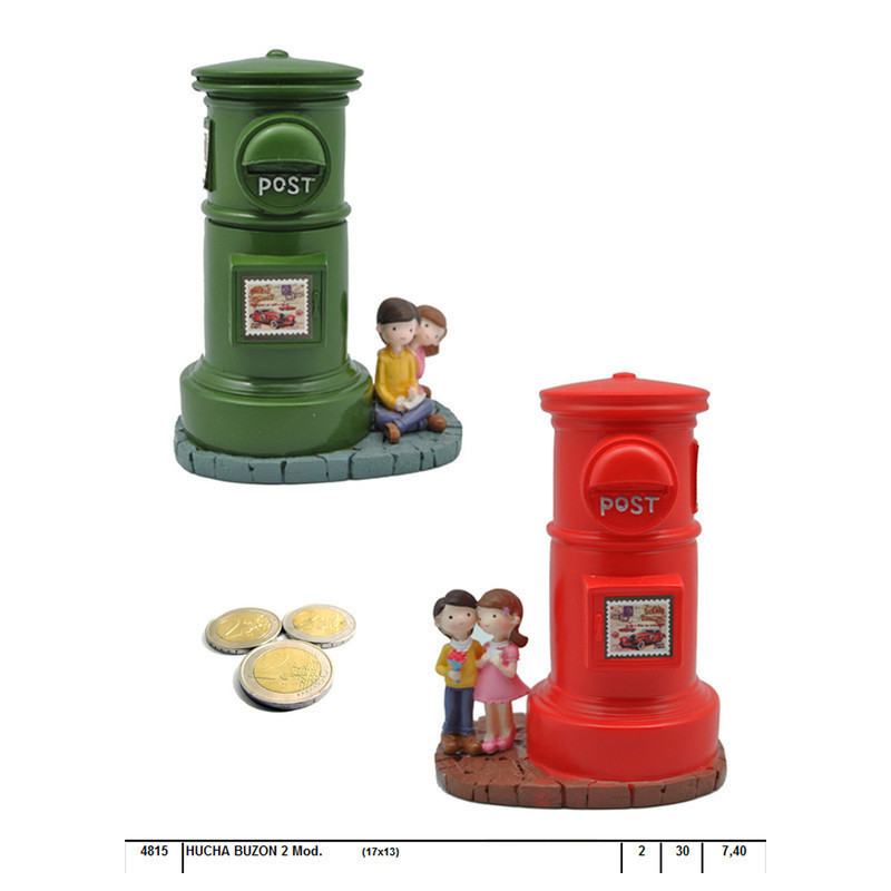 HUCHA CERAMICA BUZON 2 MOD. REGALPAP 4815 ^