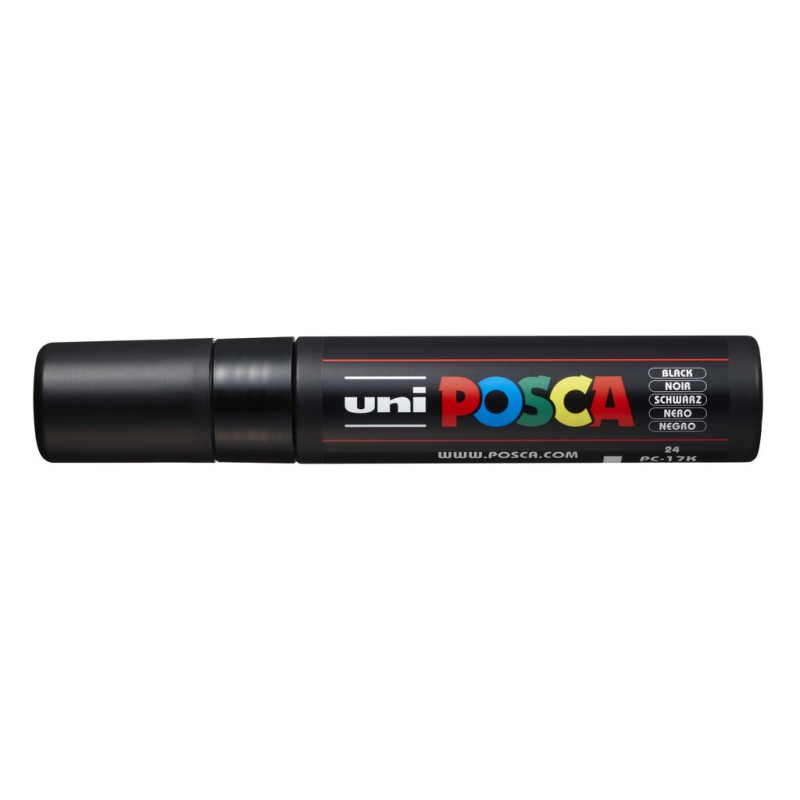 MARCADOR UNI-BALL POSCA PC-17K BISEL EXTRA GRUESO 15MM NEGRO -24-