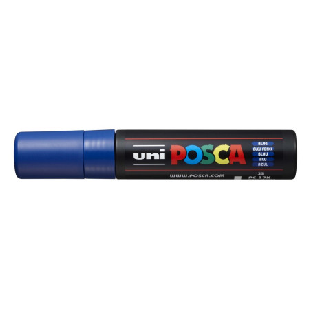 MARCADOR UNI-BALL POSCA PC-17K BISEL EXTRA GRUESO 15MM AZUL -33-
