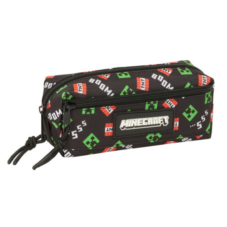 PORTATODO TRIPLE PEQ. C/GOMA ELAST. 22CM MINECRAFT SAFTA26 812647027 8,5X22 UNIDAD