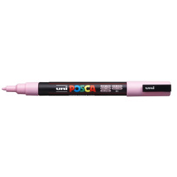 MARCADOR UNI-BALL POSCA PC-3M PUNTA REDONDA 0,9-1,3MM ROSA CLARO -51-