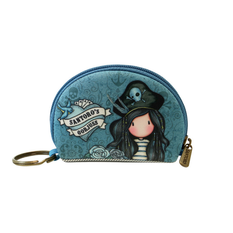 MONEDERO PEQUEÑO GORJUSS "BLACK PEARL" SAFTA21 ENERO 369GJ36 6,7*9