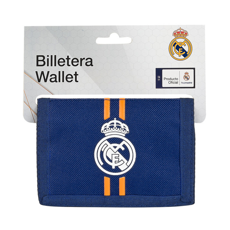 BILLETERA CON CABECERA REAL MADRID 2ª EQUIP. 812134036 9,5*12,5 SAFTA22