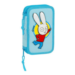 PLUMIER DOBLE PQÑO 28 PCS SIMON SAFTA21 ENERO 412082854 19,5*12,5