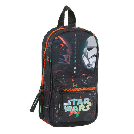 PLUMIER MOCHILA C/4 PORT. LLENOS STAR WARS  "THE DARK SIDE" SAFTA21 ENERO 412101747 23*12