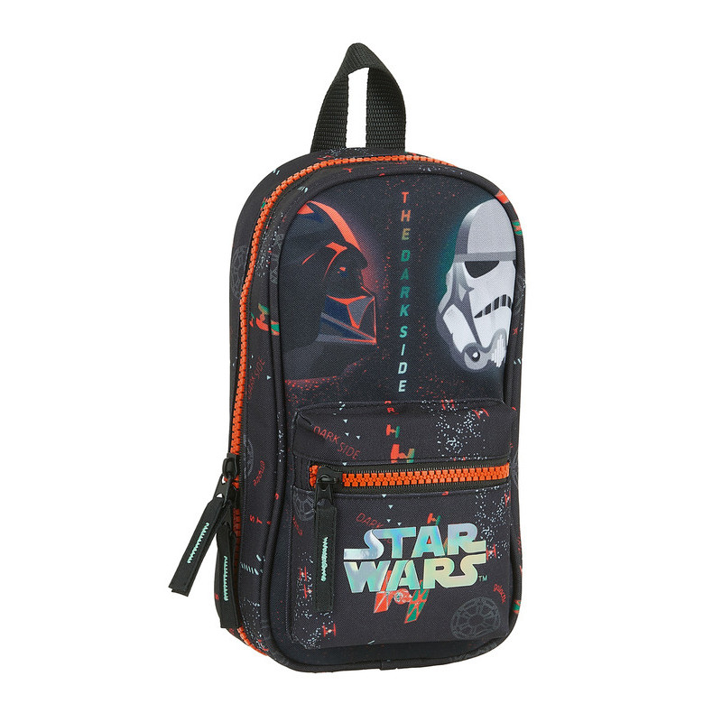 PLUMIER MOCHILA C/4 PORT. VACIO STAR WARS  "THE DARK SIDE" SAFTA21 ENERO 412101847 23*12