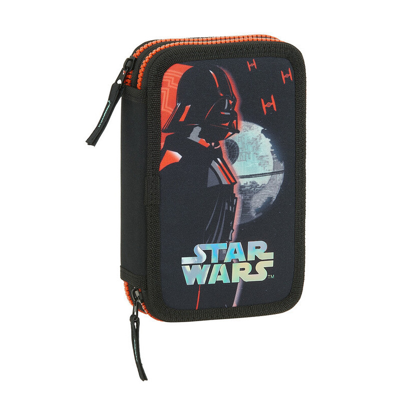 PLUMIER DOBLE PQÑO 28 PCS STAR WARS  "THE DARK SIDE" SAFTA21 ENERO 412101854 19,5*12,5