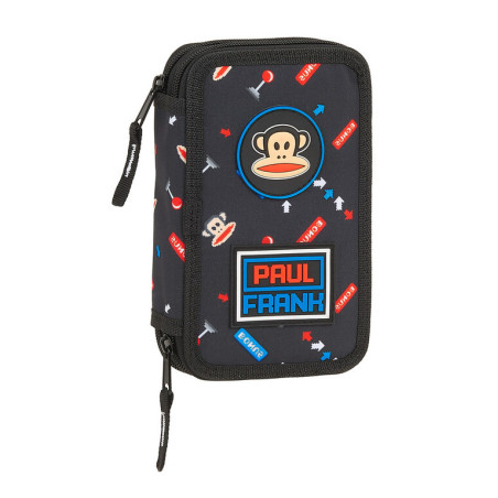 PLUMIER DOBLE PQÑO 28 PCS PAUL FRANK  "RETRO GAMER" SAFTA21 ENERO 412119854 19,5*12,5