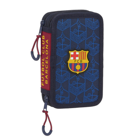 PLUMIER DOBLE PQÑO 28 PCS F.C.BARCELONA CORPORATIVA SAFTA21 ENERO 412125854 19,5*12,5
