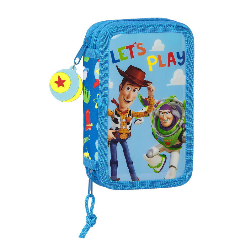 PLUMIER DOBLE PQÑO 28 PCS TOY STORY "LET'S PLAY" SAFTA21 ENERO 412131854 19,5*12,5