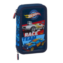 PLUMIER DOBLE PQÑO 28 PCS HOT WHEELS SAFTA21 ENERO 412138854 19,5*12,5