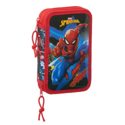 PLUMIER DOBLE PQÑO 28 PCS SPIDER-MAN "GO HERO" SAFTA21 ENERO 412143854 19,5*12,5