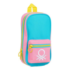 PLUMIER MOCHILA C/4 PORT. LLENOS BENETTON "COLOR BLOCK" SAFTA21 ENERO 412153747 23*12