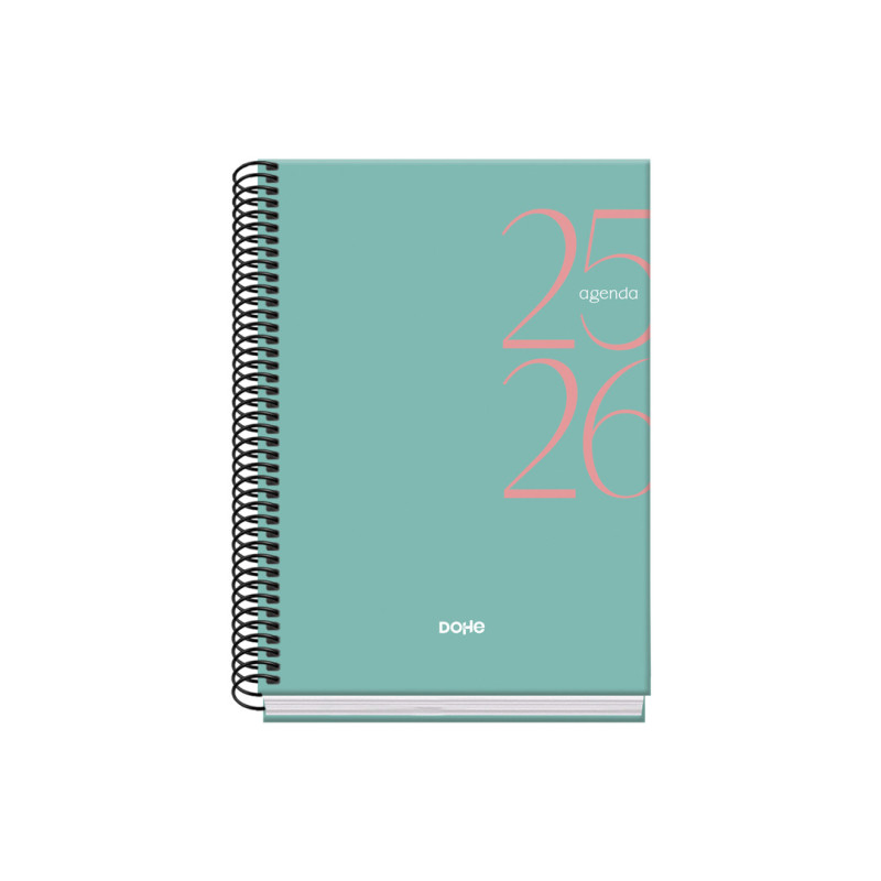 AGENDA ESCOLAR DOHE25 25/26 BASIC SYSTEM TE A-5 DP VERDE 52062
