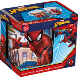 TAZA GRANDE 325ML SPIDER-MAN "GREAT POWER" SAFTA26 78325 10X11,7 UNIDAD