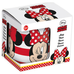 TAZA GRANDE 325ML MINNIE MOUSE "LUCKY" SAFTA23 ENERO 78203