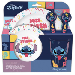 SET MICRO KIDS 5 PIEZAS EN ESTUCHE STITCH "SWEET" SAFTA26 75050 24X24,5 UNIDAD