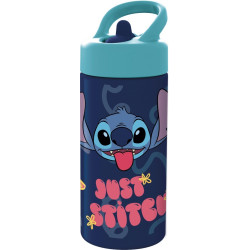 BOTELLA PP PLAYGROUND 410ML STITCH "SWEET" SAFTA26 75031 17,8X7,4 UNIDAD