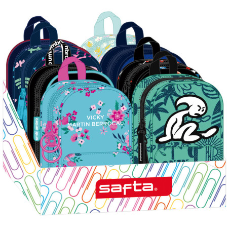 EXPOSIT. PLUMIER MOCHILA C/4 PORT.LLENOS MARCAS SAFTA21 ENERO 442181948 23,5*31,5