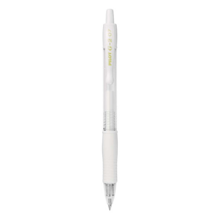ROTULADOR PILOT G-2 PASTEL BLANCO C/12U BL-G2-7-PAW