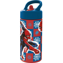 BOTELLA 410ML SPIDER-MAN "ATTACK" SAFTA26 74731 17,8X7,4 UNIDAD