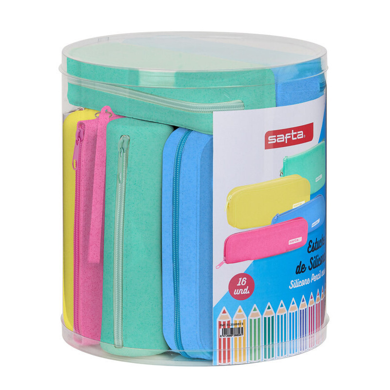 SET 16 PORT. SILICONA SURT. SAFTA SILICONE GLITTER SAFTA26 312189973 23X22,7 UNIDAD