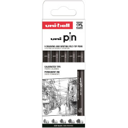 ROTULADOR UNI-BALL UNI-PIN CALIBRADO SURTIDO CAJA PARES 02 04 06 08 10 ASP009 302422072
